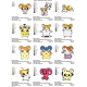12 Hamtaro Embroidery Designs Collections 04